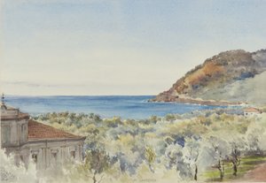 A San Remo guardando a ovest, 29 novembre 1877 da George Douglas Tinling