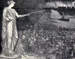 Il tabacco visto come consolazione per i poveri, 1869