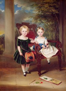 Ritratto di due bambini, Herbert e Rose, 1844
