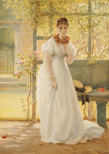 Nel giardino murato, 1869 da George Dunlop Leslie