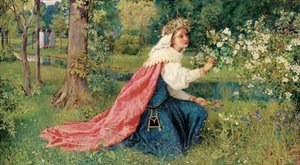Matilda - Dante, Purgatorio, Canto 28 da George Dunlop Leslie