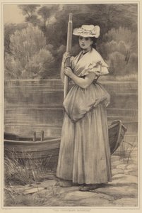 La figlia del traghettatore da George Dunlop Leslie