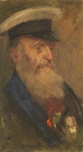 Ritratto di W. Barnes, 97°, c. 1920 da George Edmund Butler