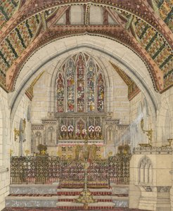 Progetto per decorazione policromatica di una chiesa da George Edmund Street