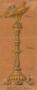 Progetti eseguiti per Jones e Willis, lavoratori in metallo e legno e produttori di mobili per chiese di Birmingham e Londra da George Edmund Street
