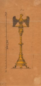 Progetti eseguiti per Jones e Willis, lavoratori in metallo e legno e produttori di mobili per chiese di Birmingham e Londra da George Edmund Street