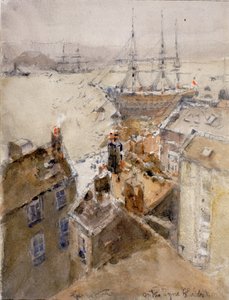 Sul Tyne, North Shields da George Edward Horton