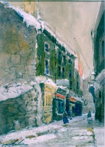 Inverno, Clive Street, North Shields da George Edward Horton