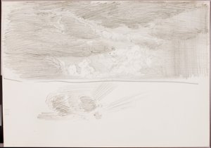 (Senza titolo) (Studio sulle nuvole) da George Elbert Burr