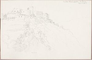 Castello di Rheinfels, St. Goar da George Elbert Burr