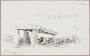 Cromlech vicino a Criccieth, Galles del Nord/Costa vicino a Pensarn, Galles del Nord da George Elbert Burr
