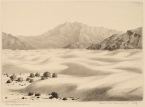 Dune vicino a Palm Springs, California (n.2) da George Elbert Burr