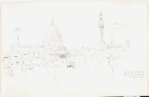 Dal Giardino di Boboli, Firenze da George Elbert Burr