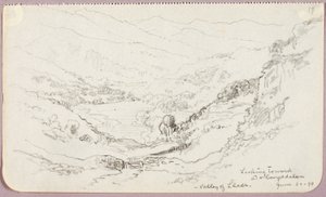 Guardando verso Dolwyddelan, Valle di Lledr da George Elbert Burr