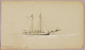 Barca di legno, Mackinac da George Elbert Burr