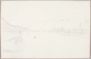 Ponte Vecchio di Heidelburg da George Elbert Burr