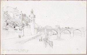 Vecchio ponte sulla Mosella, Coblenza da George Elbert Burr