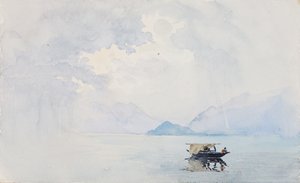Pioggia, Bellagio, 1898 da George Elbert Burr