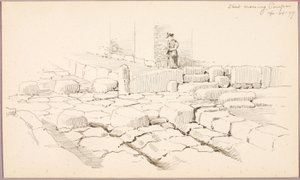 Attraversamento stradale, Pompei da George Elbert Burr