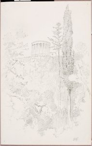 Tempio della Sibilla, Tivoli da George Elbert Burr
