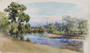 Il Wye vicino a Ross, 1899 da George Elbert Burr