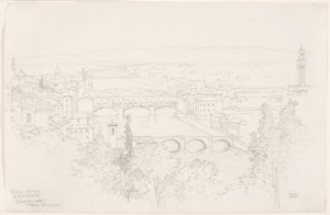 Vista da S. Miniato, Firenze da George Elbert Burr