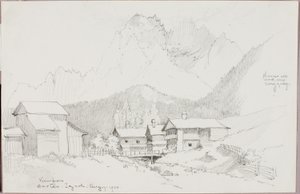 Vista da Sextan, Tirolo da George Elbert Burr
