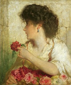 Una rosa estiva, 1910 da George Elgar Hicks