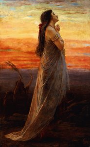 Il lamento della figlia di Iefte, 1871 da George Elgar Hicks