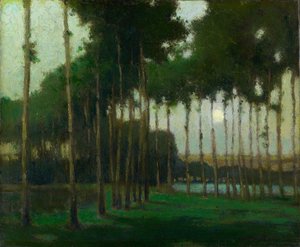 Paesaggio al chiaro di luna da George Elmer Browne