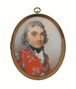 Un ufficiale non identificato della cavalleria fencible da George Engleheart