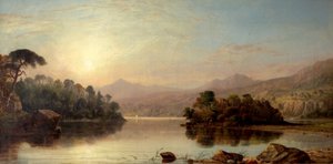 Isola di Ellen, Loch Katrine, Scozia, XIX secolo da George F. Buchanan
