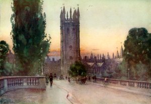 Torre campanaria di Magdalen, Oxford, Oxfordshire, 1924-1926
