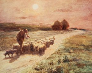 Fine della Giornata, 1890 da George Faulkner Wetherbee