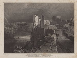 Castello di Barnard, Durham, luogo di nascita di John Balliol, fondatore del Balliol College, Oxford