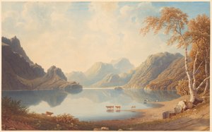Un Lago in Scozia da George Fennel Robson