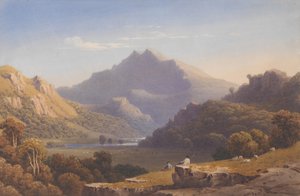 Snowdon da Llyn Nantlle, Galles del Nord, 1832