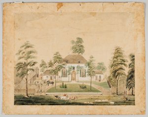Park House, Albion, Illinois, 1816 da George Flower