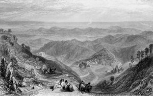 Mussooree e il Dhoon, da Landour da George Francis White