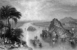 Rocce a Colgong sul Gange, 1838