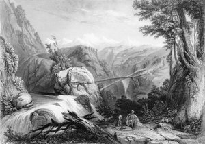 Vista vicino a Deobun da George Francis White