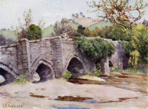 Vecchio ponte a Lostwithiel da George Franck Nicholls