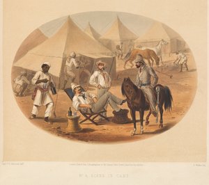 Scena di campo, Rivolta indiana, c.1857-1858