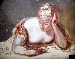 Ragazza che legge, c.1850 da George Frederic Watts