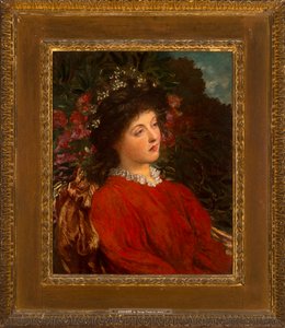 Ritratto di Eveleen Tennant (poi Mrs F.W.H. Myers) da George Frederic Watts
