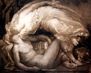 Endimione, inciso da Frank Short da George Frederick (after) Watts