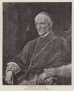 Henry Edward Manning, cardinale cattolico inglese e arcivescovo di Westminster da George Frederick (after) Watts