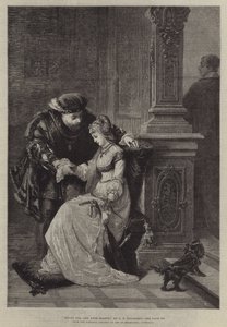 Enrico VIII e Anna Bolena da George Frederick Folingsby