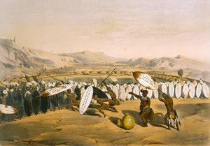 Umpanda che rivede le sue truppe a Nonduengi, tavola 12 da 