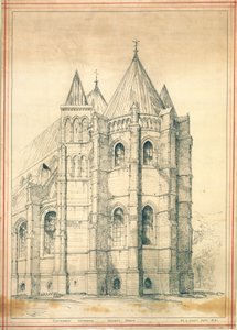 Schizzo, c.1860 da George Gilbert Scott